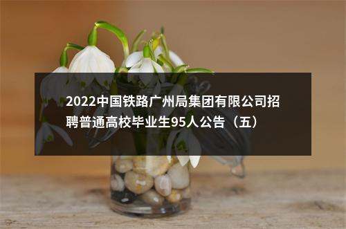 2022中国铁路广州局集团有限公司招聘普通高校毕业生95人公告（五） 图片